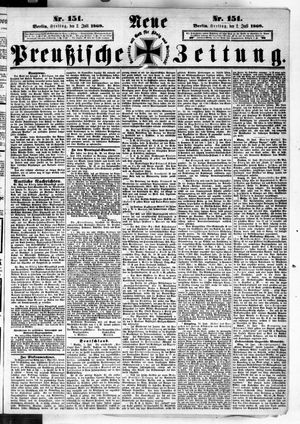 Neue preußische Zeitung vom 02.07.1869