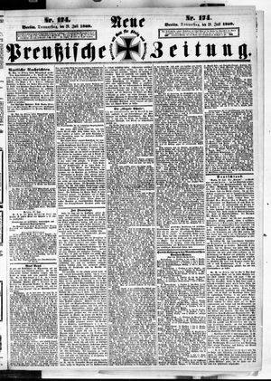 Neue preußische Zeitung on Jul 29, 1869