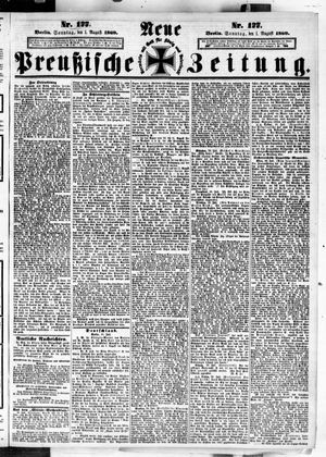 Neue preußische Zeitung vom 01.08.1869
