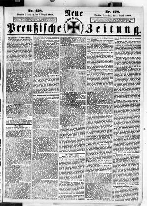Neue preußische Zeitung vom 03.08.1869