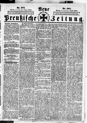Neue preußische Zeitung vom 06.08.1869