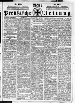 Neue preußische Zeitung vom 07.08.1869