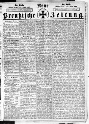 Neue preußische Zeitung vom 11.08.1869