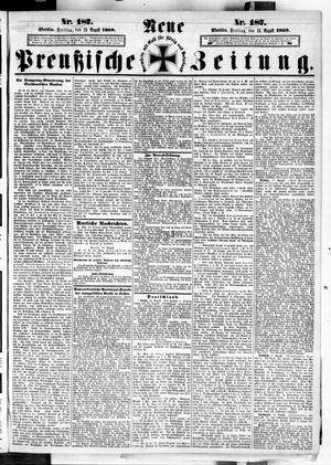 Neue preußische Zeitung vom 13.08.1869