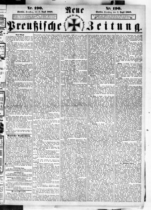 Neue preußische Zeitung vom 17.08.1869