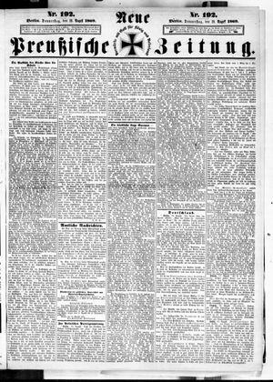 Neue preußische Zeitung vom 19.08.1869
