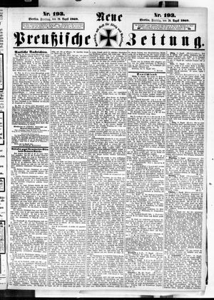 Neue preußische Zeitung vom 20.08.1869
