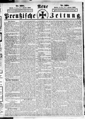 Neue preußische Zeitung vom 07.09.1869