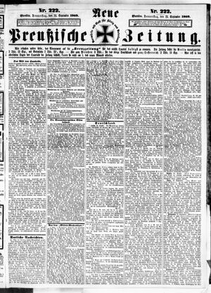 Neue preußische Zeitung vom 23.09.1869