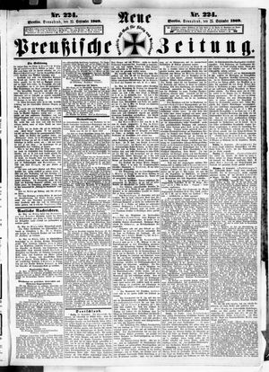 Neue preußische Zeitung vom 25.09.1869