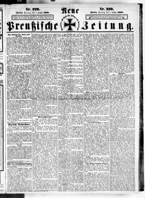 Neue preußische Zeitung vom 01.10.1869