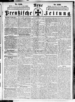 Neue preußische Zeitung vom 14.10.1869