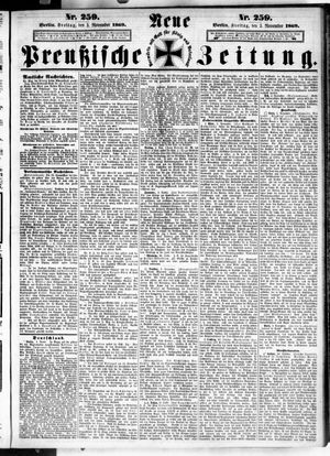 Neue preußische Zeitung vom 05.11.1869