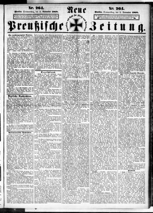 Neue preußische Zeitung vom 11.11.1869