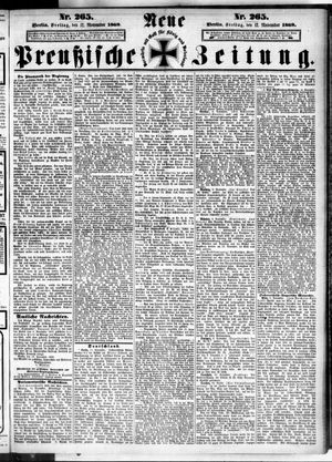 Neue preußische Zeitung vom 12.11.1869