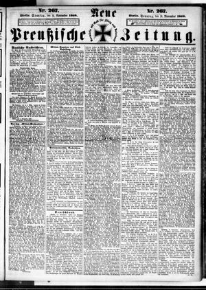 Neue preußische Zeitung vom 14.11.1869