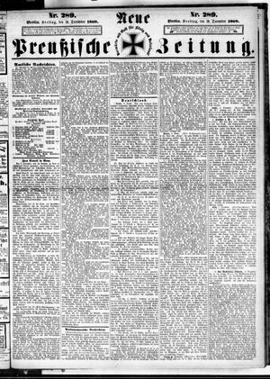 Neue preußische Zeitung vom 10.12.1869