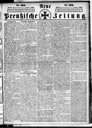 Neue preußische Zeitung vom 11.12.1869