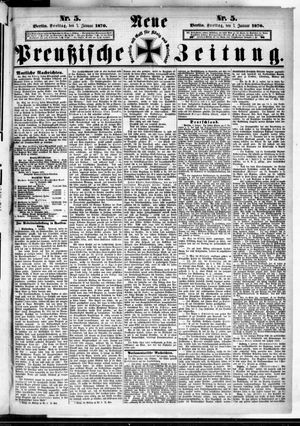 Neue preußische Zeitung vom 07.01.1870