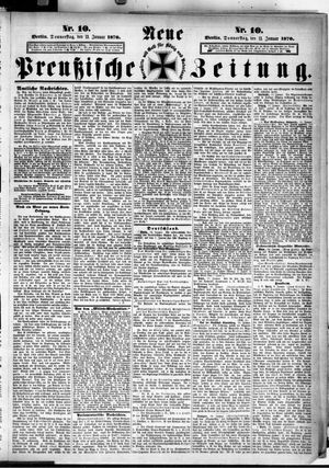 Neue preußische Zeitung vom 13.01.1870