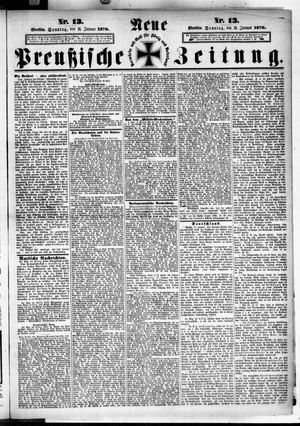 Neue preußische Zeitung vom 16.01.1870