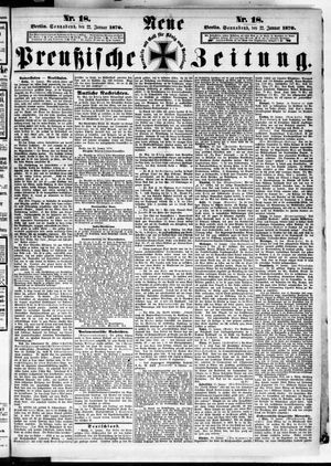 Neue preußische Zeitung vom 22.01.1870