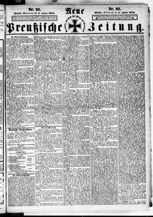 Neue preußische Zeitung vom 26.01.1870