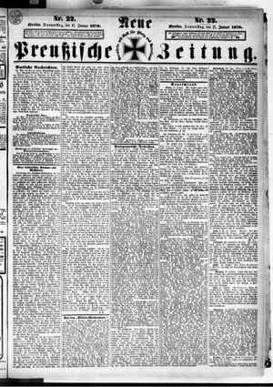 Neue preußische Zeitung vom 27.01.1870