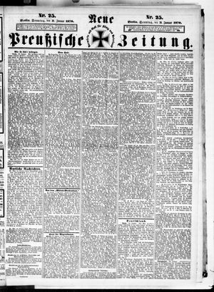 Neue preußische Zeitung vom 30.01.1870