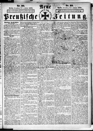 Neue preußische Zeitung vom 08.02.1870
