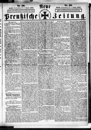 Neue preußische Zeitung vom 17.02.1870