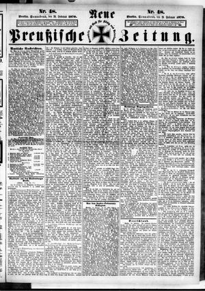 Neue preußische Zeitung vom 26.02.1870