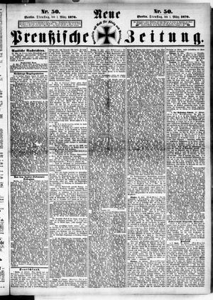 Neue preußische Zeitung vom 01.03.1870