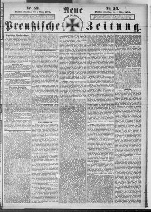 Neue preußische Zeitung vom 04.03.1870