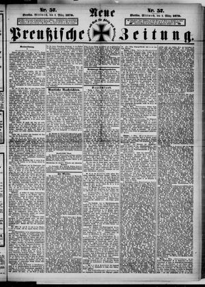 Neue preußische Zeitung vom 09.03.1870