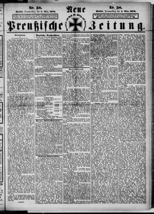 Neue preußische Zeitung vom 10.03.1870