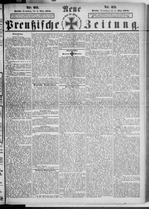 Neue preußische Zeitung vom 15.03.1870