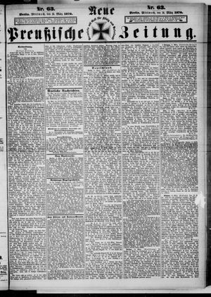 Neue preußische Zeitung vom 16.03.1870