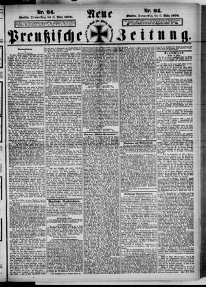 Neue preußische Zeitung vom 17.03.1870