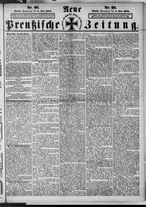 Neue preußische Zeitung vom 20.03.1870