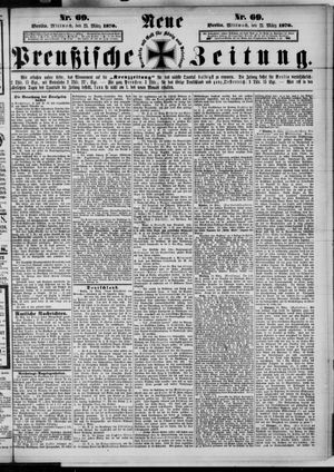 Neue preußische Zeitung vom 23.03.1870