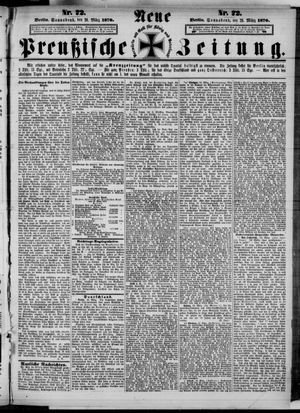 Neue preußische Zeitung vom 26.03.1870
