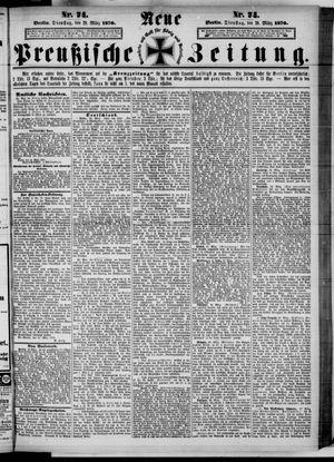 Neue preußische Zeitung vom 29.03.1870