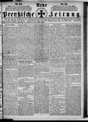 Neue preußische Zeitung vom 30.03.1870