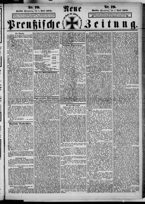 Neue preußische Zeitung vom 03.04.1870