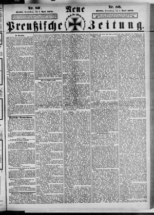 Neue preußische Zeitung vom 05.04.1870