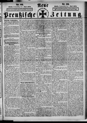 Neue preußische Zeitung on Apr 7, 1870