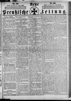 Neue preußische Zeitung vom 08.04.1870