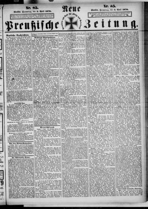 Neue preußische Zeitung vom 10.04.1870