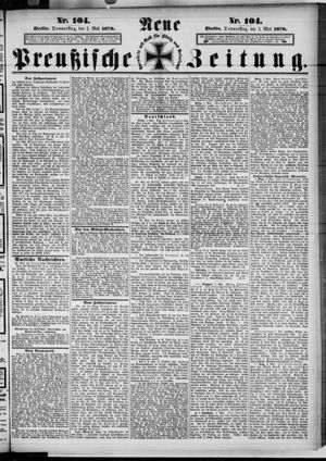 Neue preußische Zeitung vom 05.05.1870